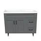 Kit Mueble Deluxe 100SK + Vanitorio F-100 Gris - Miniatura 1