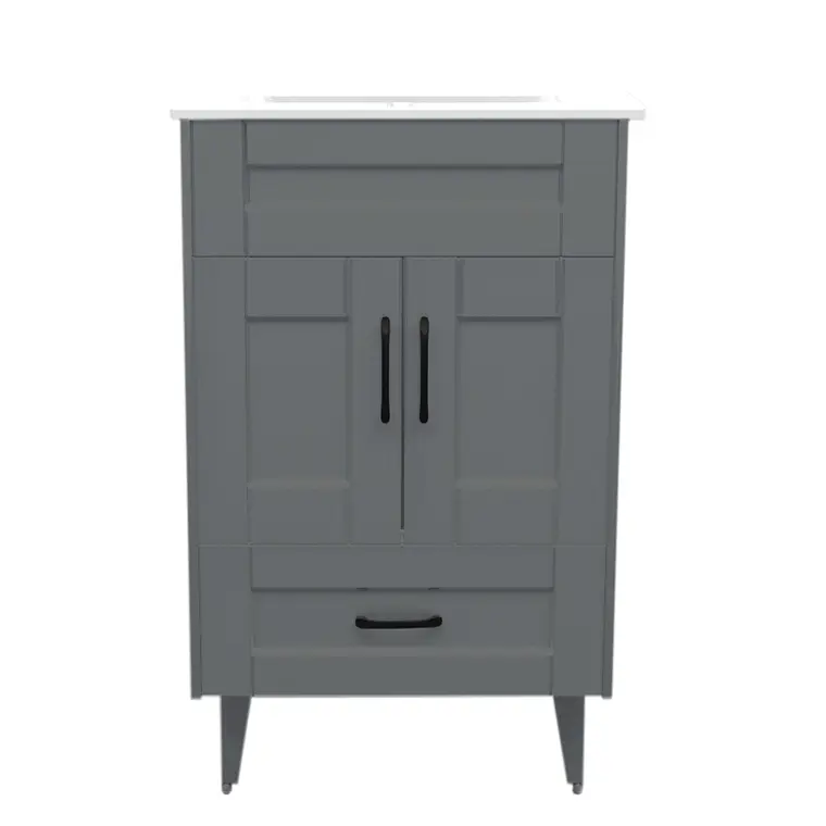 Kit Mueble Deluxe B50SK + Vanitorio Plano-50 Gris 1