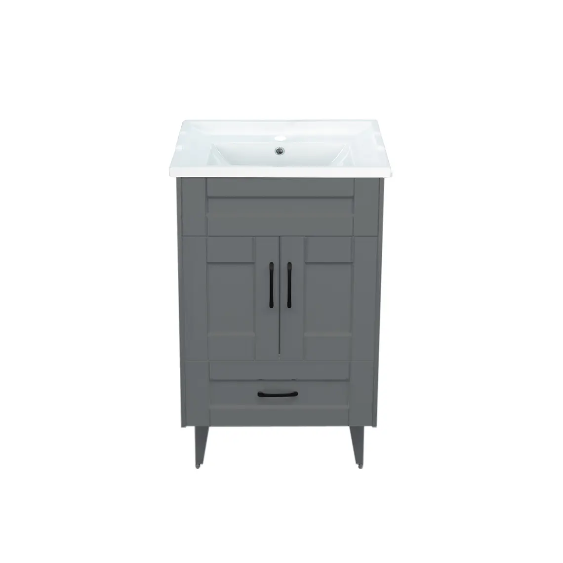 Kit Mueble Deluxe B50SK + Vanitorio F-50 Gris 1