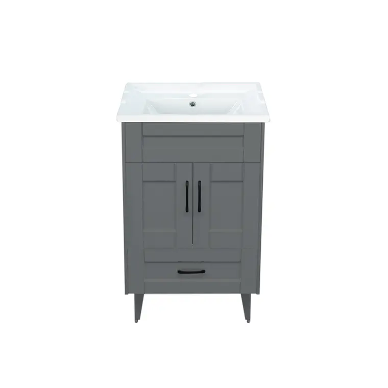 Kit Mueble Deluxe B50SK + Vanitorio F-50 Gris 1