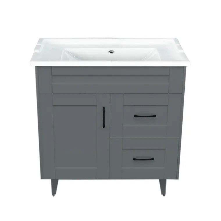 Kit Mueble Deluxe 80SK + Vanitorio F-80 Gris 1