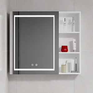 Mueble Botiquin Espejo LED Antiempañante Domsa MMR-70 Blanco
