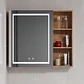 Mueble Botiquin Espejo LED Antiempañante Domsa MMR-70 Wood - Miniatura 1