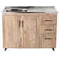 Kit Mueble + Lavaplatos W Derecho (Incluye Desagüe con Sifón) - Miniatura 1