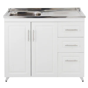 Kit Mueble + Lavaplatos Blanco Der. (Incluye Domsa