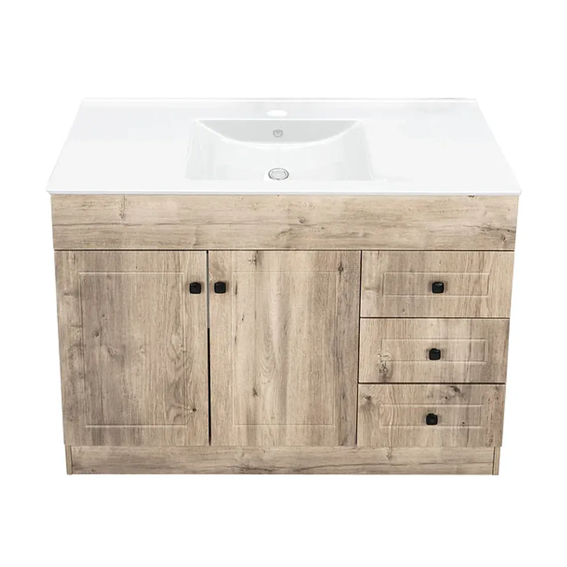 Kit Mueble B100PH-WOOD + Vanitorio Plano-100 2