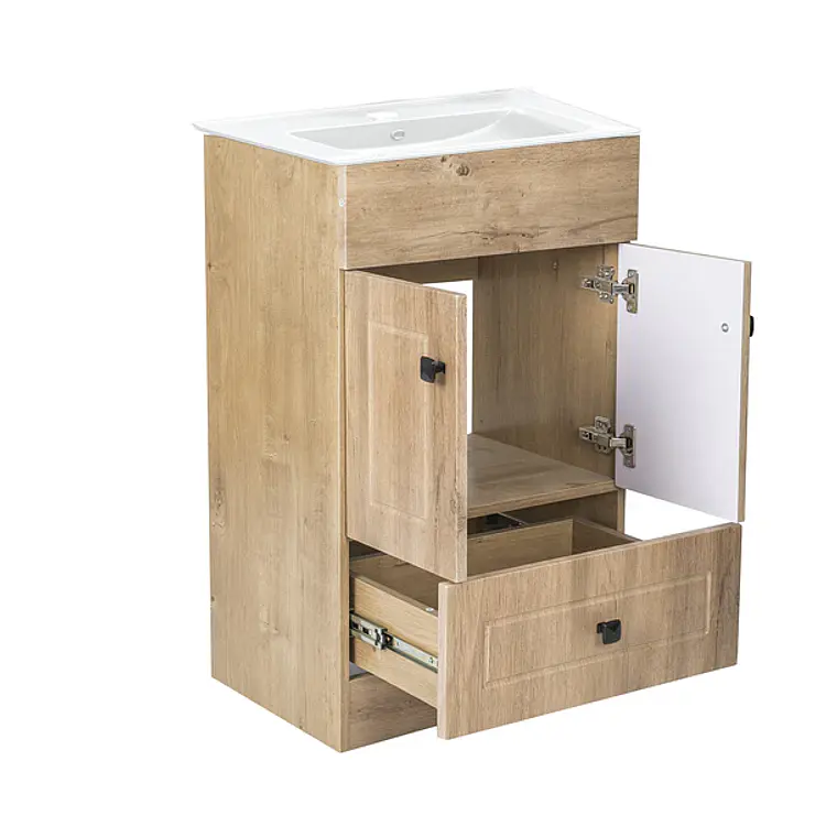 Kit Mueble Domsa B50PH-WOOD + Vanitorio 50C 4