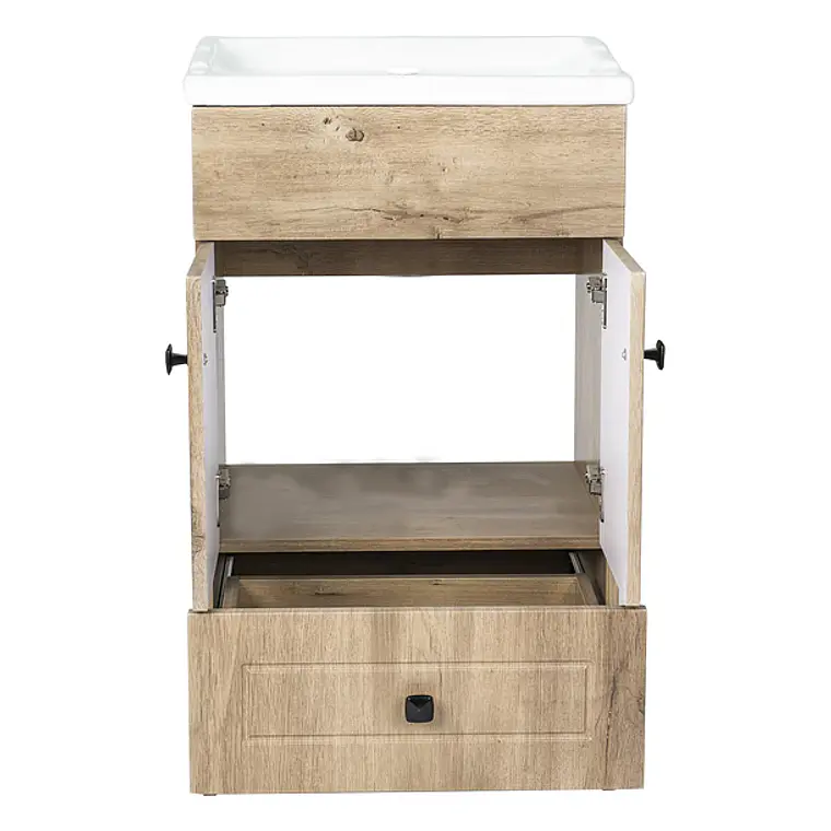 Kit Mueble Domsa B50PH-WOOD + Vanitorio F-50 3