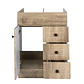 Mueble Vanitorio Domsa b60phn-wood / 58x45x80cm (No Domsa - Miniatura 2