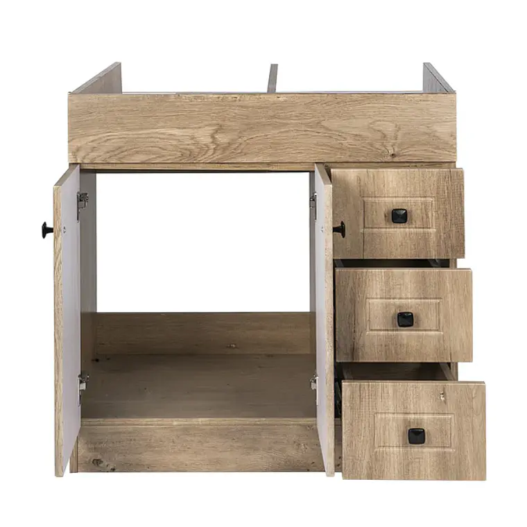 Mueble Vanitorio Domsa b80ph-wood / 78x45x80cm (No Domsa 2