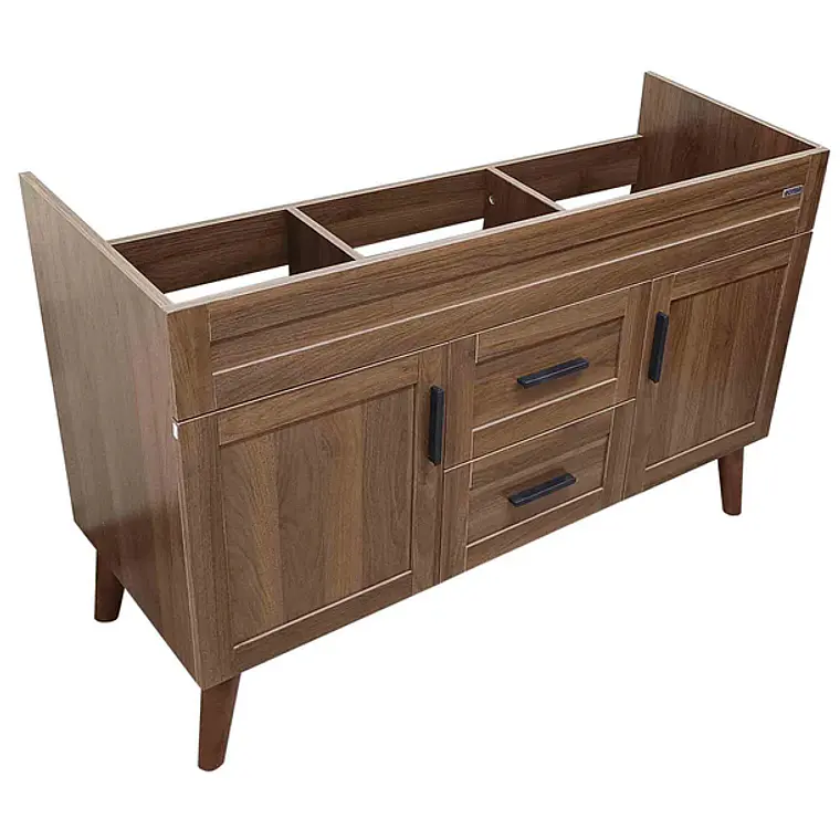 Mueble para Vanitorio Doble Elegance Nogal Domsa 4