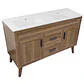 Kit Mueble Vanitorio Doble Elegance Nogal - Miniatura 3