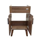 Mueble para Vanitorio Elegance Nogal / 48,5x80x39cm Domsa - Miniatura 3