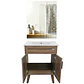 Kit Mueble Vanitorio + Botiquín Espejo Elegance Nogal - Miniatura 3