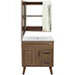 Kit Mueble Vanitorio + Botiquín Espejo Elegance Nogal - Miniatura 2