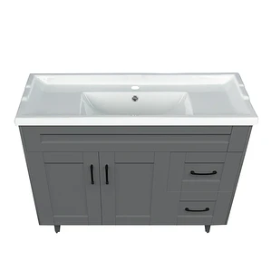 Kit Mueble Deluxe 100SK + Vanitorio F-100 Gris