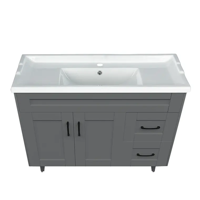 Kit Mueble Deluxe 100SK + Vanitorio F-100 Gris 2