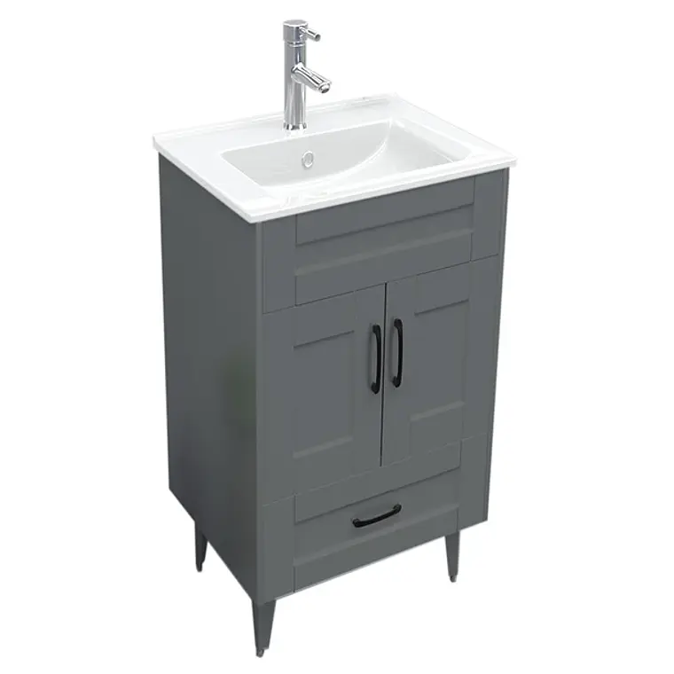 Kit Mueble Deluxe B50SK + Vanitorio Plano-50 Gris 2