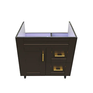 Mueble Vanitorio Deluxe 70SK Café