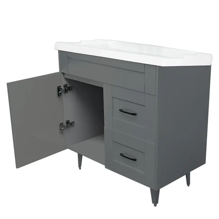 Kit Mueble Deluxe 80SK + Vanitorio F-80 Gris 3