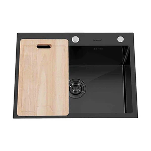 Lavaplatos Deluxe Domsa MDS6046-Black Sobre Cubierta Domsa