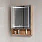 Mueble Botiquin Espejo LED Antiempañante Domsa MMR-50 Wood - Miniatura 2