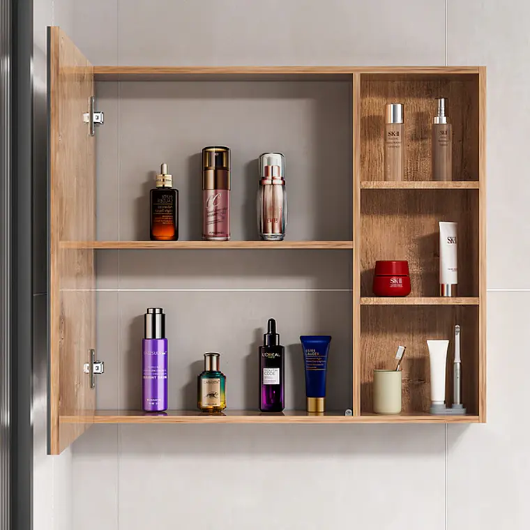 Mueble Botiquin Espejo LED Antiempañante Domsa MMR-70 Wood 3