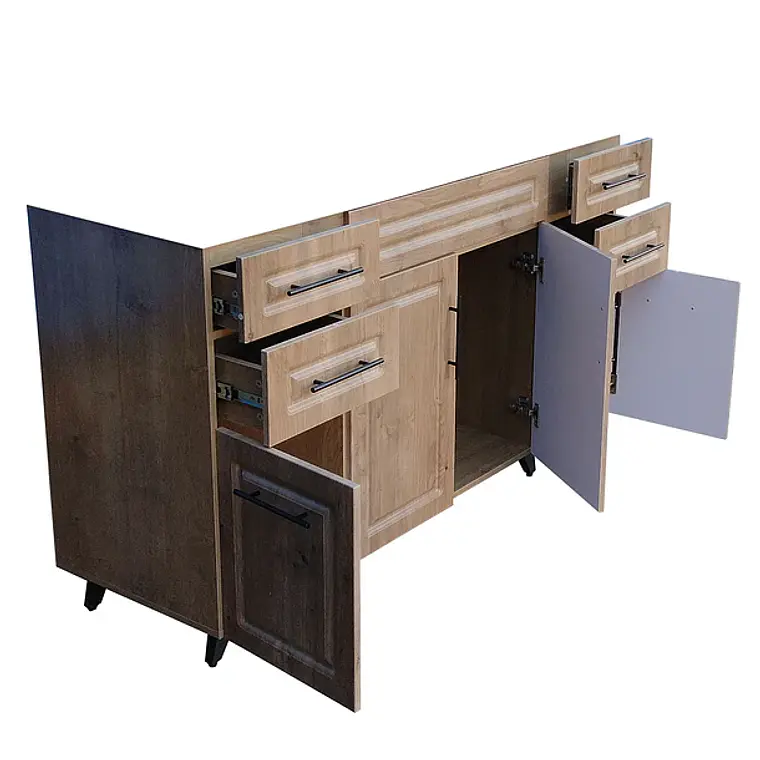 Mueble Lavaplatos Doble W Domsa PVC150W 3