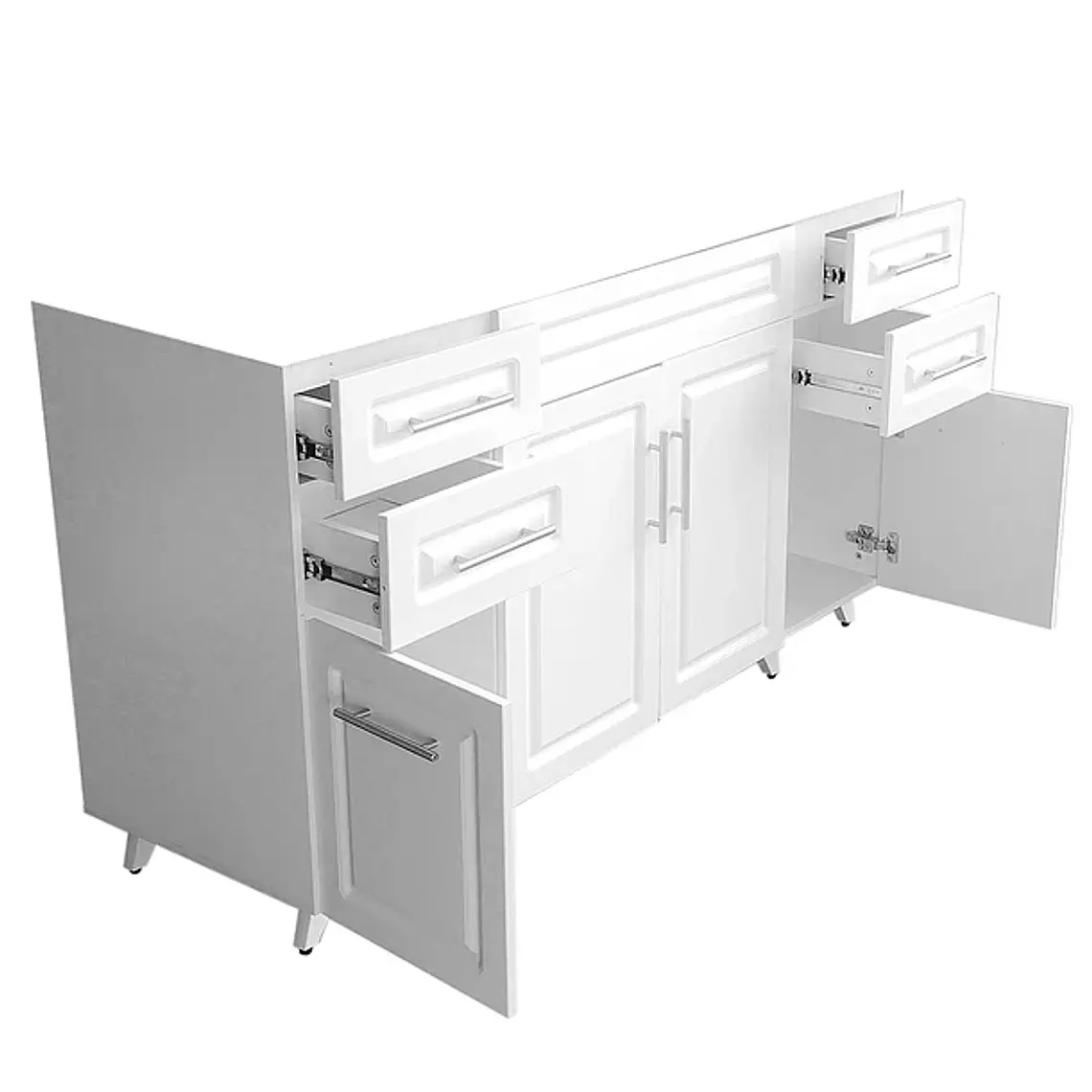 Mueble Lavaplatos Doble Domsa PVC-P150 2