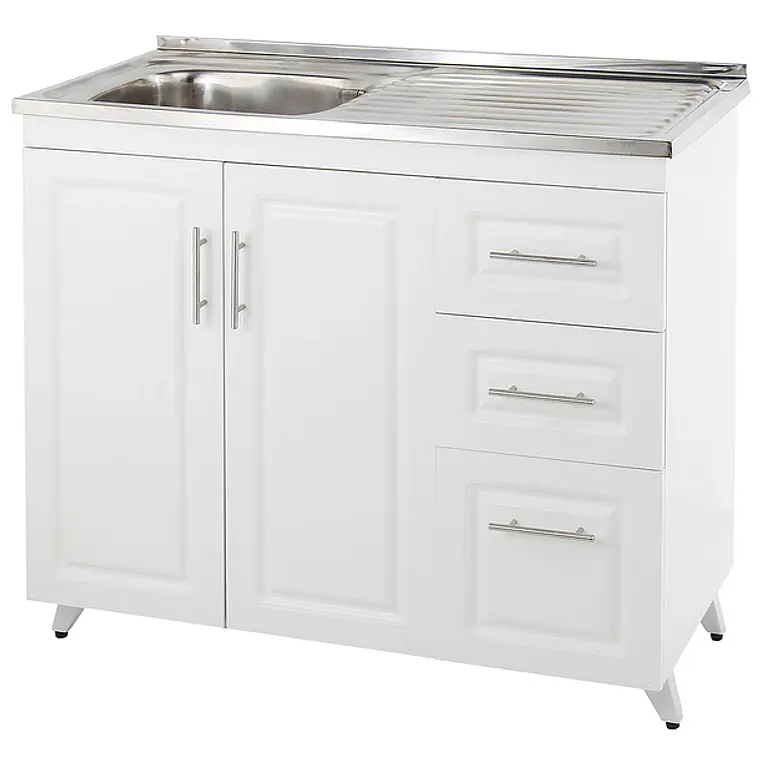 Kit Mueble + Lavaplatos Blanco Der. (Incluye Domsa 2