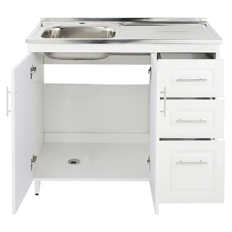 Kit Mueble + Lavaplatos Blanco Der. (Incluye Domsa 3