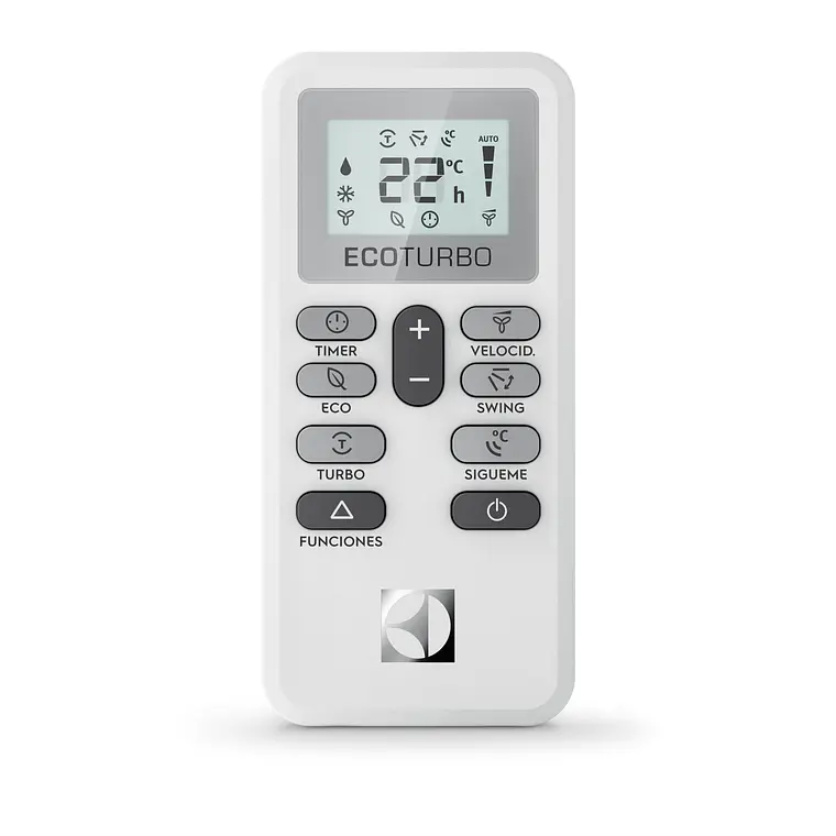 AIRE ACONDICIONADO PORTÁTIL ELECTROLUX 12.000 BTUS FRÍO/CALOR MODO TURBO 7