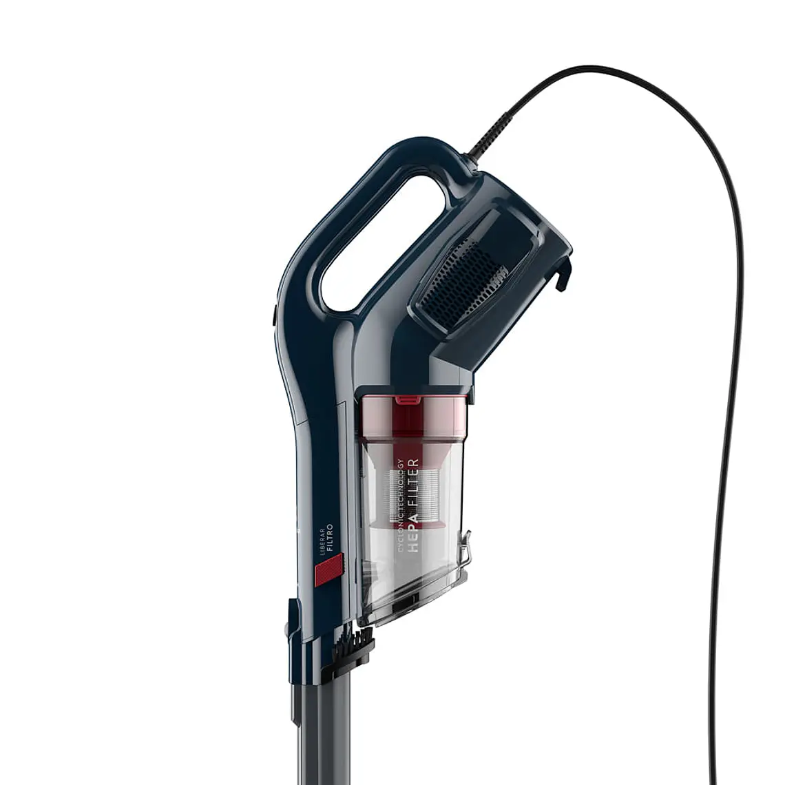 ASPIRADORA VERTICAL CON CABLE ELECTROLUX 1300W CICLÓNICA 3 EN 1 CON FILTRO HEPA PTE10 AZUL 2