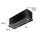 CAMPANA DE COCINA EXTRACTORA ELECTROLUX RETRÁCTIL 90CM EFFICIENT LUZ LED DE9RI NEGRA - Miniatura 3