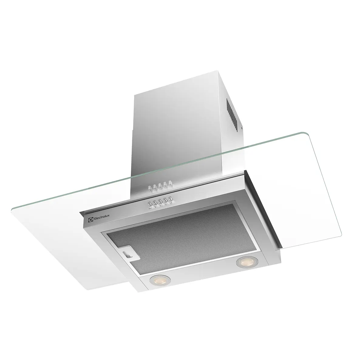 CAMPANA COCINA PARED ELECTROLUX DECORATIVA 90CM EFFICIENT LUZ LED CE9VX INOX 4