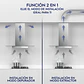CAMPANA COCINA PARED ELECTROLUX DECORATIVA 90CM EFFICIENT LUZ LED CE9VX INOX - Miniatura 6