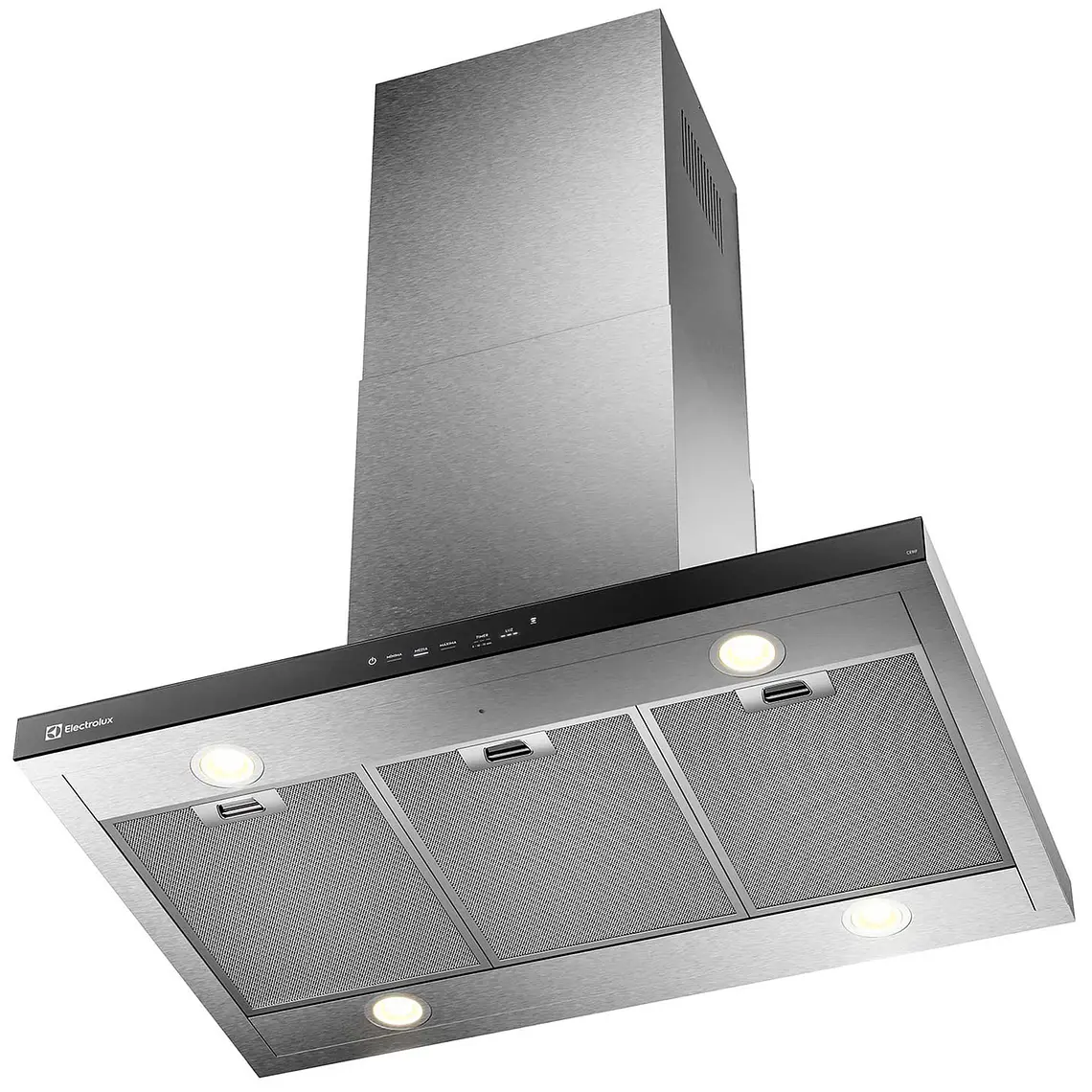 CAMPANA COCINA EXTRACTORA ELECTROLUX DECORATIVA ISLA 90CM TIMER Y PANEL TOUCH CE9IF INOX 3