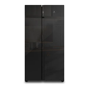 REFRIGERADOR ELECTROLUX 525L NO FROST SIDE BY SIDE INVERTER EFFICIENT AUTOSENSE ES5GB VIDRIO NEGRO