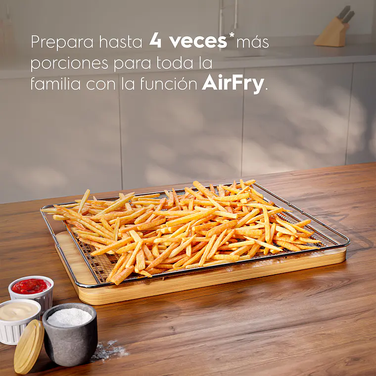 Horno Empotrable ELÉCTRICO ELECTROLUX 80L EXPERIENCE AIR FRYER, PERFECTCOOK360 Y PANEL TOUCH OE8EA 10