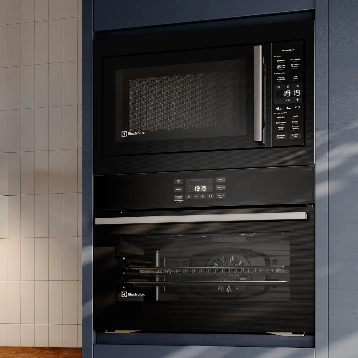 Horno Empotrable ELÉCTRICO ELECTROLUX 50L EXPERIENCE AIR FRYER, PERFECTCOOK360 Y PANEL TOUCH OE5EA 18