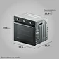 Horno Empotrable ELÉCTRICO ELECTROLUX 80L EFFICIENT CON PERFECTCOOK OE8EL - Miniatura 2