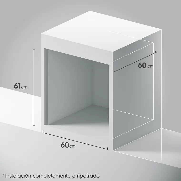 Horno Empotrable ELÉCTRICO ELECTROLUX 80L EFFICIENT CON PERFECTCOOK OE8EL 3