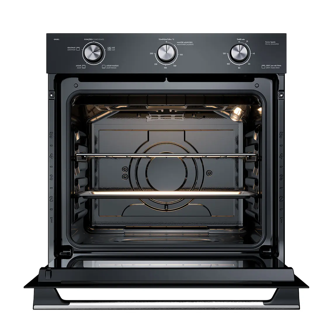 Horno Empotrable ELÉCTRICO ELECTROLUX 80L EFFICIENT CON PERFECTCOOK OE8EL 6