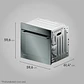 Horno Empotrable ELÉCTRICO ELECTROLUX 80L CON FUNCIÓN FREIDORA DE AIRE Y CONEXIÓN WI-FI OE9XS - Miniatura 2