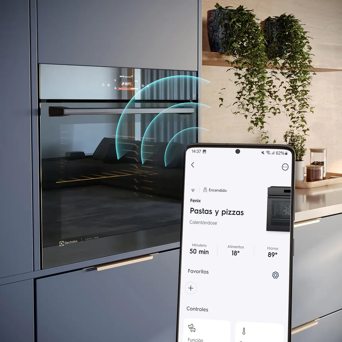 Horno Empotrable ELÉCTRICO ELECTROLUX 80L CON FUNCIÓN FREIDORA DE AIRE Y CONEXIÓN WI-FI OE9XS 4