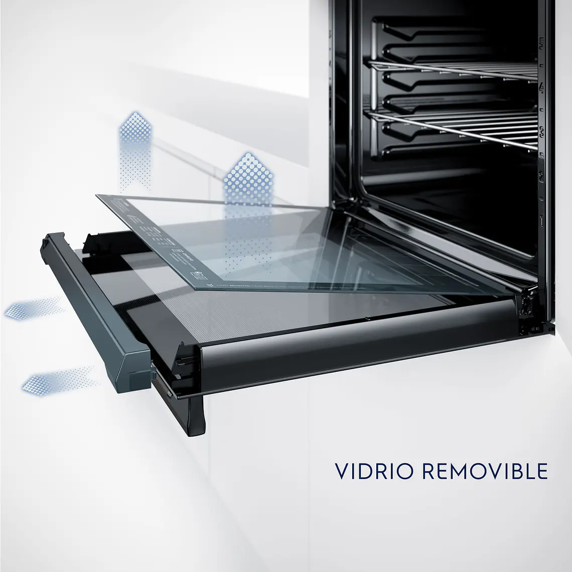 Horno Empotrable ELÉCTRICO ELECTROLUX 80L CON FUNCIÓN FREIDORA DE AIRE Y CONEXIÓN WI-FI OE9XS 12