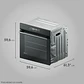 Horno Empotrable ELÉCTRICO ELECTROLUX 80 L DIGITAL Y FOODSENSOR OE8EF NEGRO - Miniatura 3