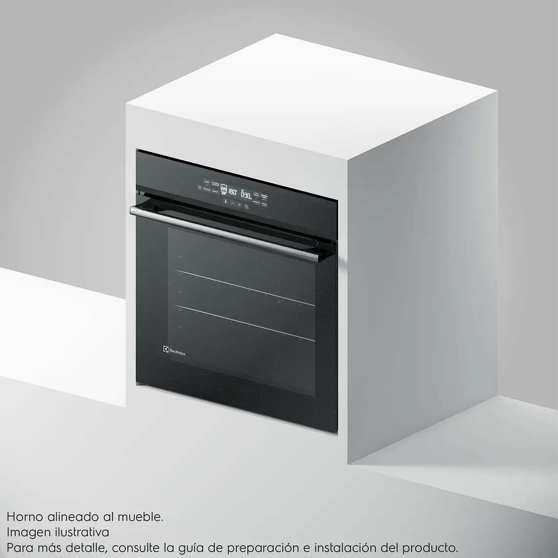 Horno Empotrable ELÉCTRICO ELECTROLUX 80 L DIGITAL Y FOODSENSOR OE8EF NEGRO 5