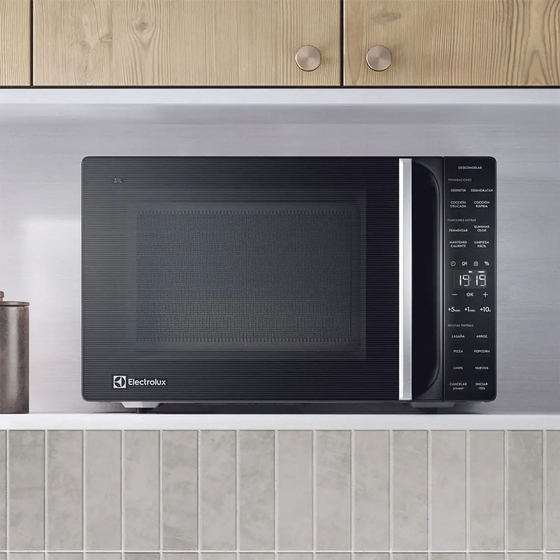 MICROONDAS ELECTROLUX 31 LITROS DIGITAL DESCONGELAMIENTO ASISTIDO ME31N NEGRO 2