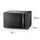MICROONDAS ELECTROLUX 31 LITROS DIGITAL DESCONGELAMIENTO ASISTIDO ME31N NEGRO - Miniatura 3